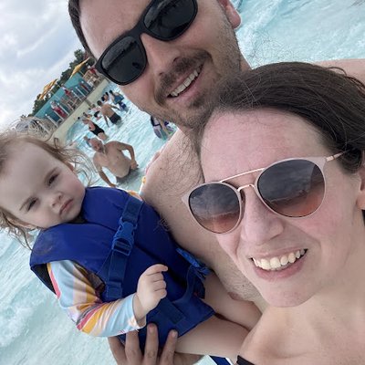 Latney Blunk with his family at a summer outing